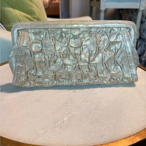 Elegant Silver Clutch Bag